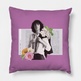 Patti Smith Collage Pillow