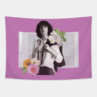 Patti Smith Collage Tapestry