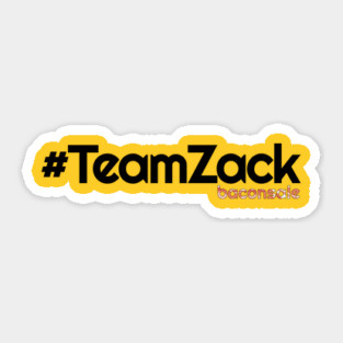 Team Zack + Baconsale Sticker