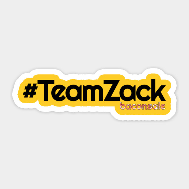 Team Zack + Baconsale Sticker by baconsale