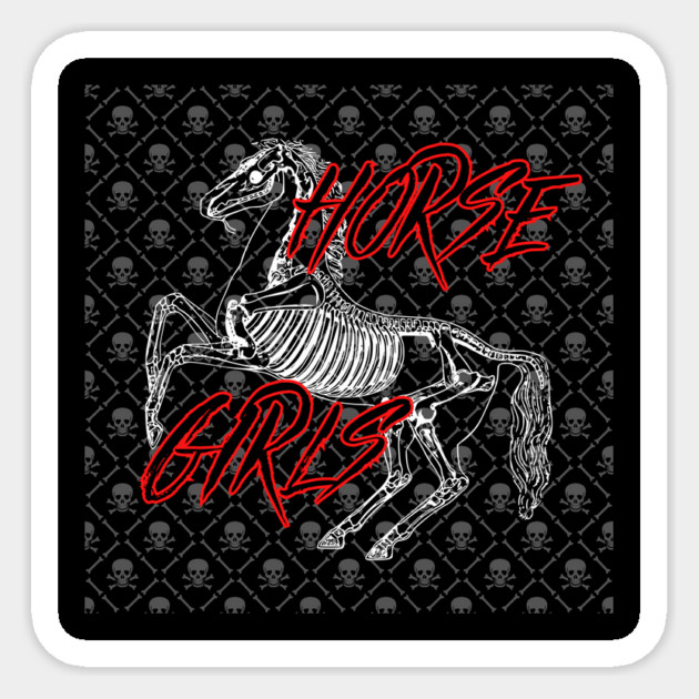 Skeletal Horse Sticker by Horse Girls