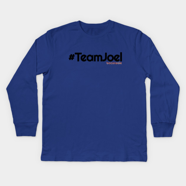 Team Joel + Baconsale Kids Long Sleeve T-Shirt by baconsale