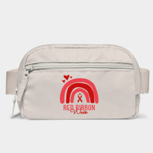 Red Ribbon Week Rainbow Awareness Anti Drug Bag