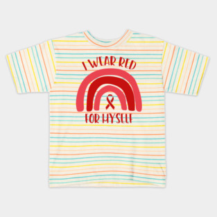 Red Ribbon Week Rainbow Awareness Anti Drug Kids T-Shirt