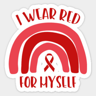 Red Ribbon Week Rainbow Awareness Anti Drug Magnet