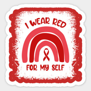 Red Ribbon Week Rainbow Awareness Anti Drug Sticker