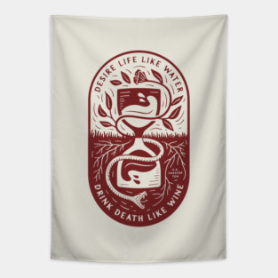 Desire Life Like Water Tapestry