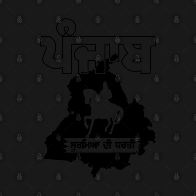 PUNJAB HEROES - PUNJABI SOORME BLACK by PUNJABISTYL