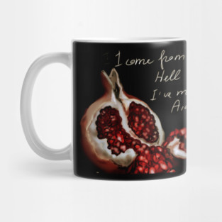 Pomegranate, Greek mythology, Aedes, Hell, aesthetics, dark academia Mug