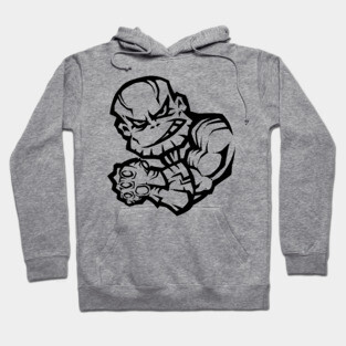 Infinity Stones Club (Black Print) Hoodie