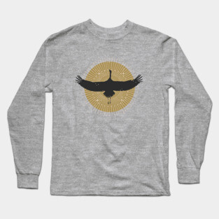 Sun Crane Long Sleeve T-Shirt