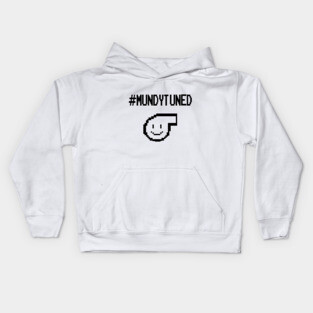 #MundyTuned Turbo Black Kids Hoodie