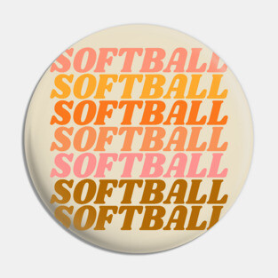 Softball Pin