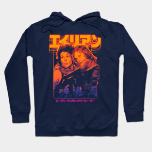 Aliens: Ellen Ripley and Newt Hoodie