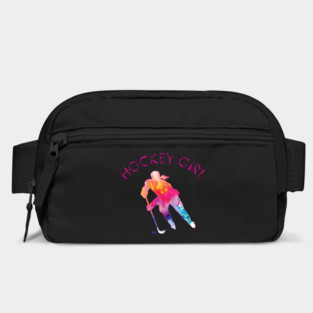 Hockey Girl Watercolor Bag