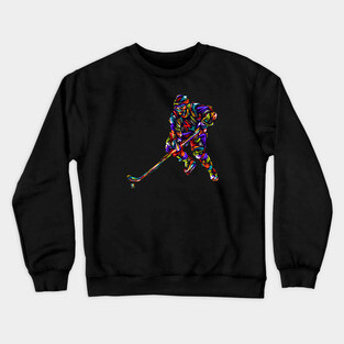Hockey player Crewneck Sweatshirt