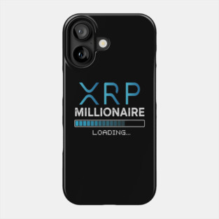 XRP Millionaire Loading Ripple Cryptocurrency BTC ETH Phone Case