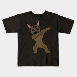 German Shepherd Dab Dance Funny Dabbing Kids T-Shirt