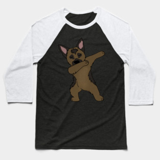 German Shepherd Dab Dance Funny Dabbing Baseball T-Shirt