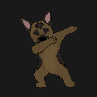 German Shepherd Dab Dance Funny Dabbing T-Shirt