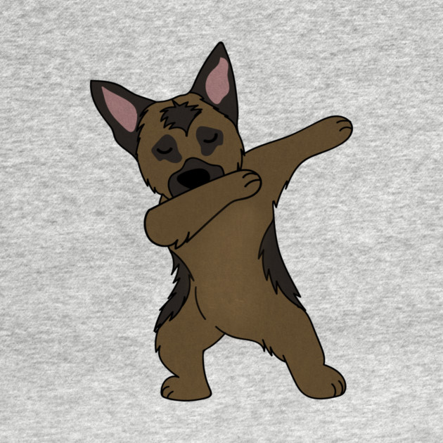 German Shepherd Dab Dance Funny Dabbing by logiamerch
