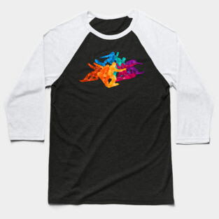 Snowboarding Baseball T-Shirt