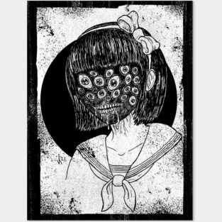 20 Eyes (white print) Posters and Art