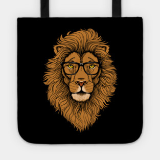 Hipster Lion Graphic Animal Street Style Tote