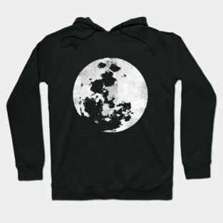Full Moon Screenprint Hoodie