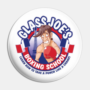 Glass Joe's Boxing School Pin