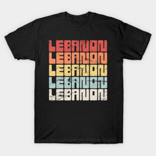 Vintage LEBANON Lebanese Graphic T-Shirt