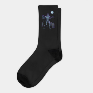 LA Park wrestling original art Socks