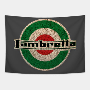 Vintage Italian Scooter Tapestry