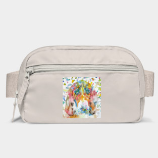 BASSET HOUND - watercolor portrait .1 Bag