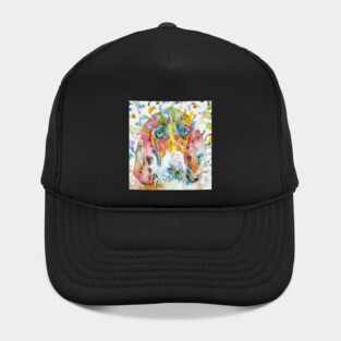 BASSET HOUND - watercolor portrait .1 Hat