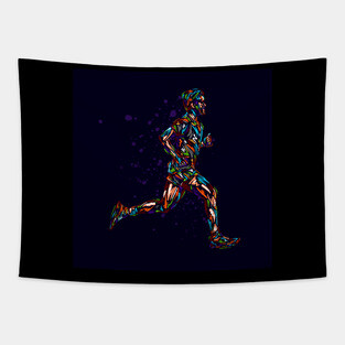 Running Man Tapestry