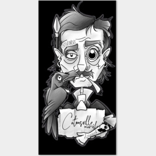 edgar allen poe. forevermore promo. catonsville Posters and Art