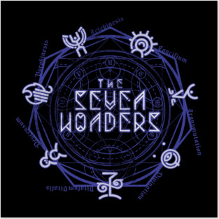 The Seven Wonders - periwinkle power Posters and Art