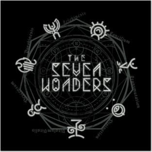 The Seven Wonders - graveyard grey Posters and Art