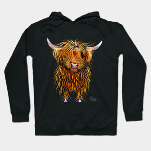 SCoTTiSH HiGHLaND CoW ' HuMPHReY ' BY SHiRLeY MacARTHuR Hoodie