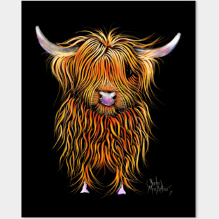 SCoTTiSH HiGHLaND CoW ' HuMPHReY ' BY SHiRLeY MacARTHuR Posters and Art