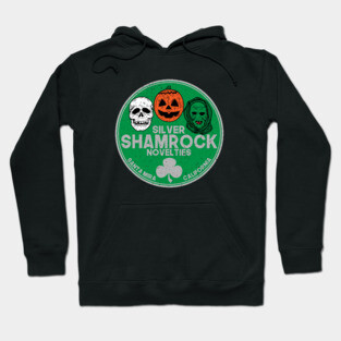 Silver Shamrock Masks Hoodie