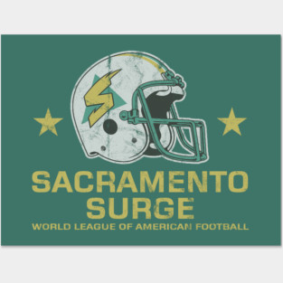 Sacramento Surge [DEFUNCT] Vintage Distressed Posters and Art