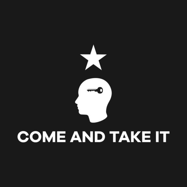 Come and Take It (seed words) dark by Satoshi Symbol