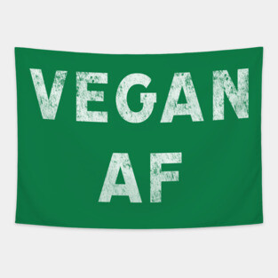 Vegan AF plant-based diet veganism Tapestry