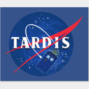 TARDIS NASA FANCY Posters and Art