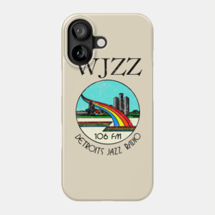 106 FM WJZZ Jazz, Detroit / 1980s Radio Station Phone Case