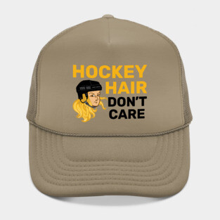 Hockey Hair Don't Care Blonde Hat