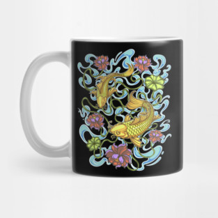 The Golden Koi Mug