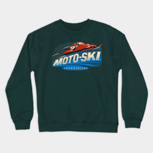 Moto Ski Snowmobiles Canada Crewneck Sweatshirt